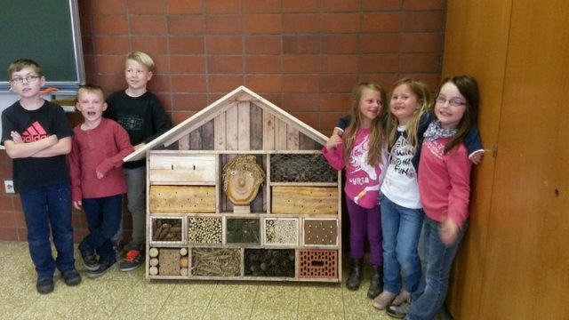 Herbstferien 2014 - Insektenhotel